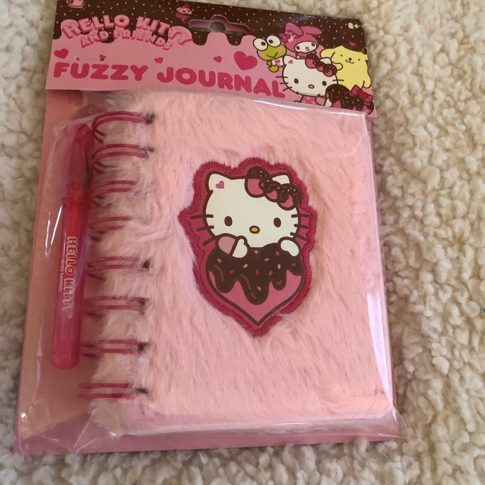 New Hello Kitty Fuzzy Journal